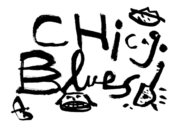 Chicago Blues — brush pen lettering