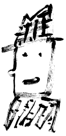 Tweed — brush pen portrait